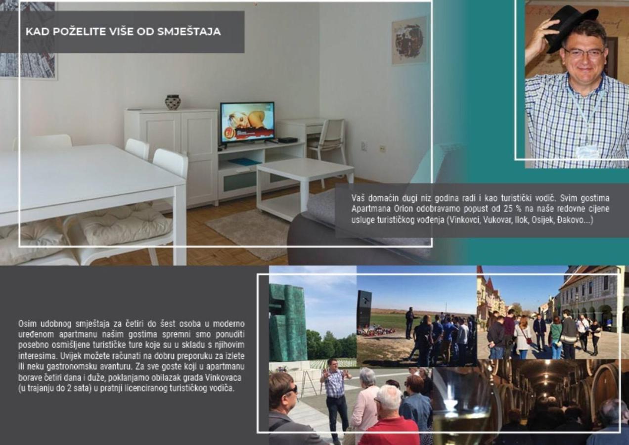 Apartmani Orion - Kasiopeja Vinkovce Kültér fotó